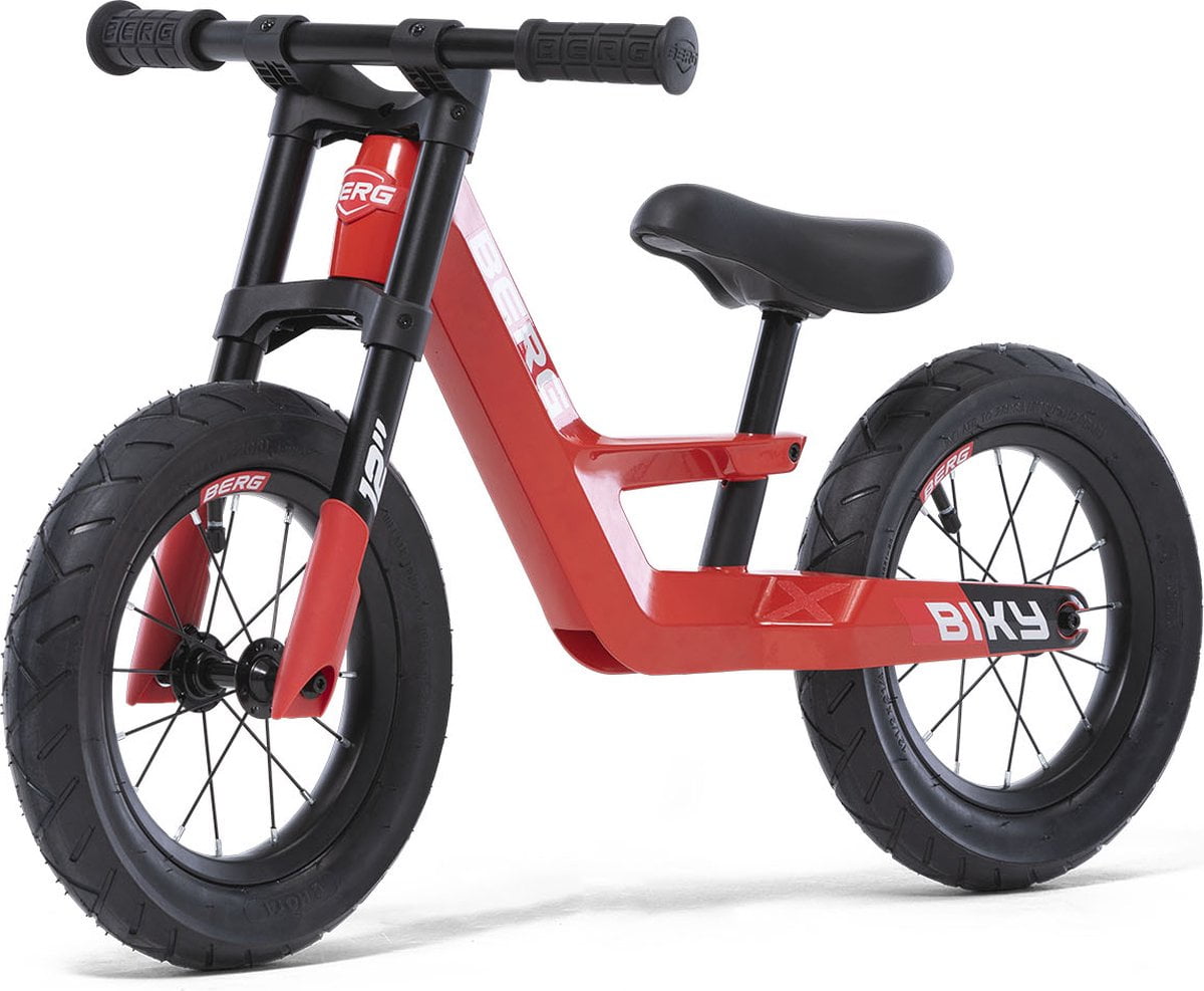 BERG Biky City Loopfiets - Rood - Lichtgewicht frame van magnesium - 2 tot 5 jaar (8715839077766)