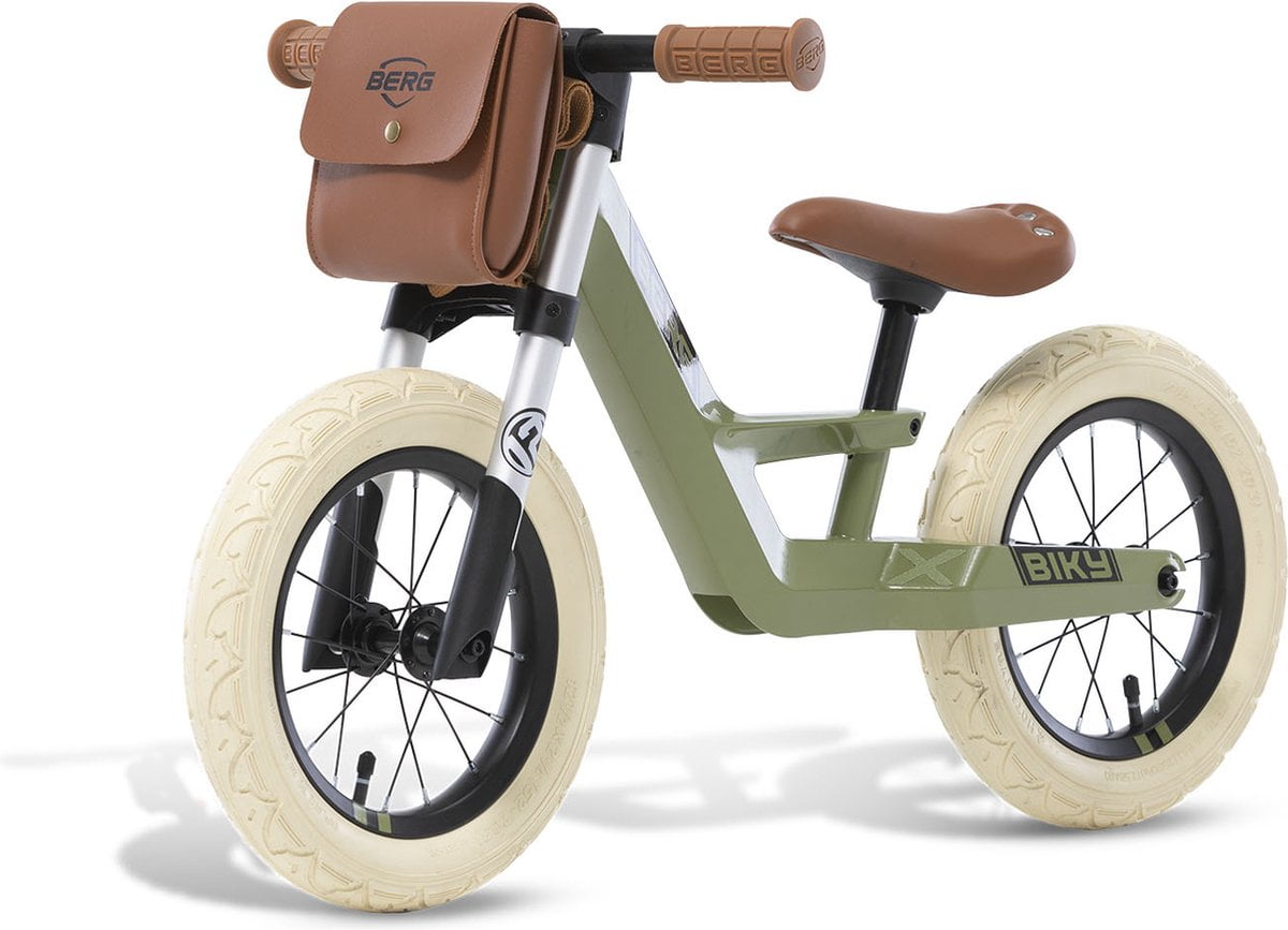 BERG Biky Retro Loopfiets - Groen - Lichtgewicht frame van magnesium - 2 tot 5 jaar (8715839077773)