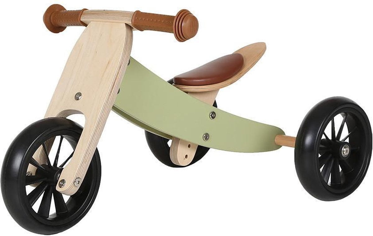 Bandits & Angels houten loopfiets Smart bike 4in1 retro groen (8719558083541)