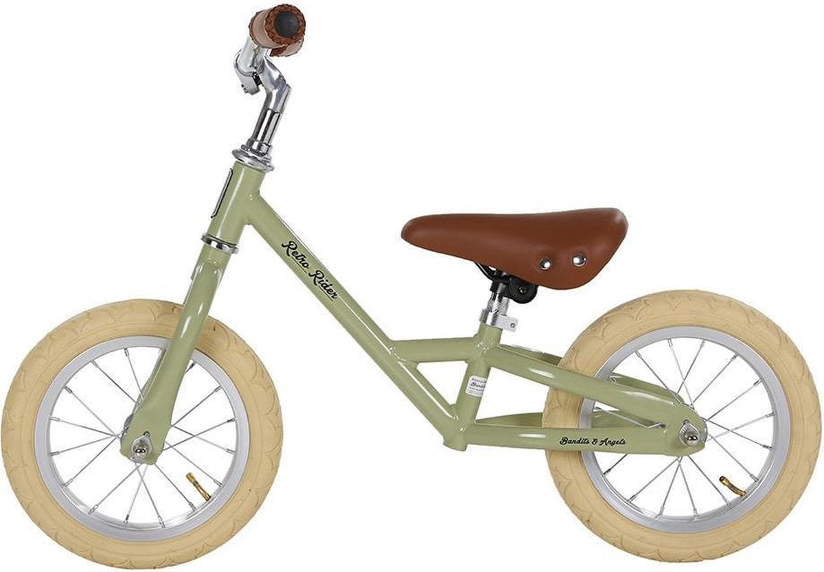 Bandits & Angels loopfiets Retro Rider groen (8719558083626)