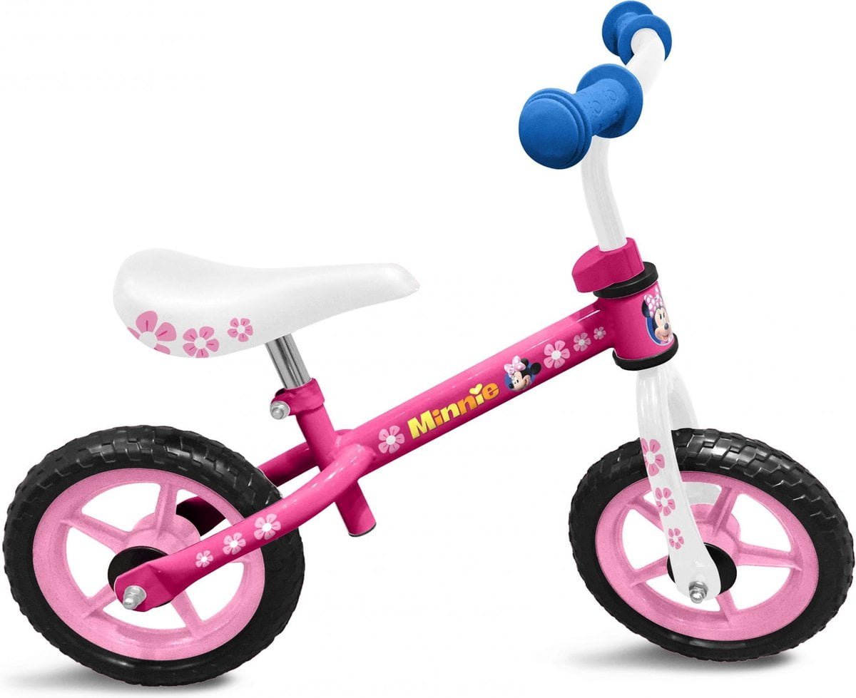 Disney Loopfiets Minnie Mouse - Loopfiets - Meisjes - Roze;Wit - 10 Inch (3496278620069)