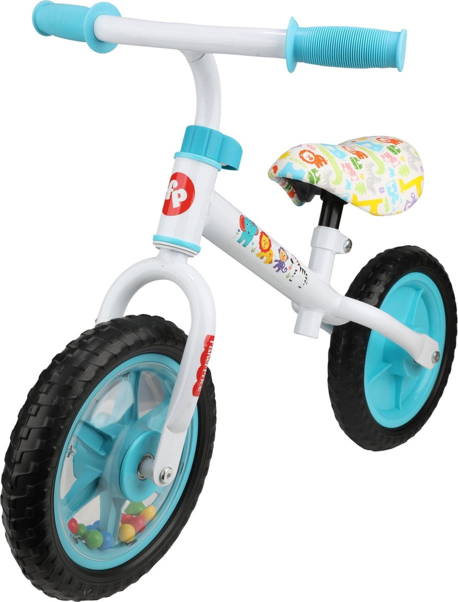 Fisher-Price Loopfiets 10 inch Frame - Verstelbaar Zadel - Wit (8720053800182)