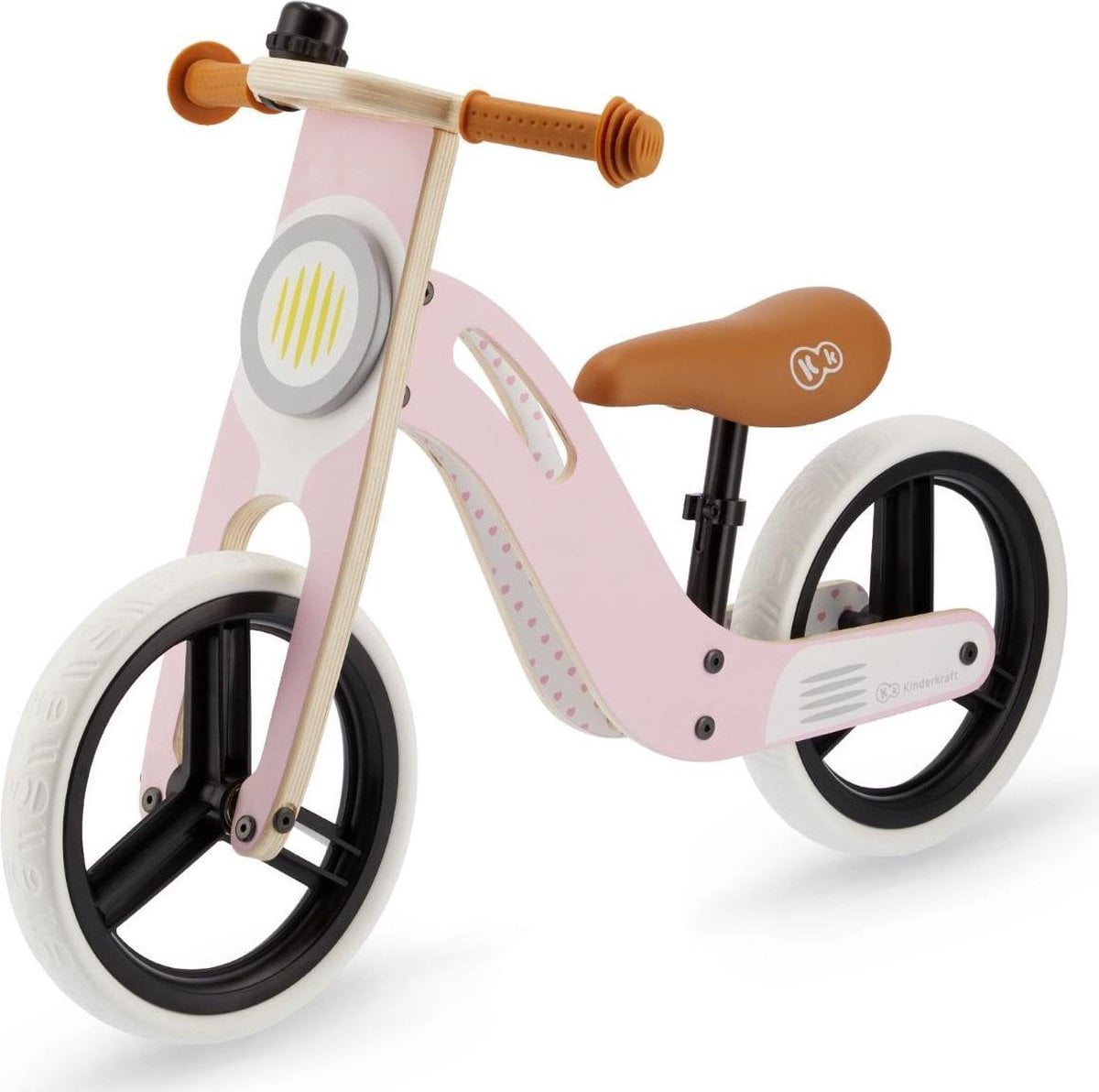 Kinderkraft Uniq Loopfiets - Balance Bike Pink (5902533912759)