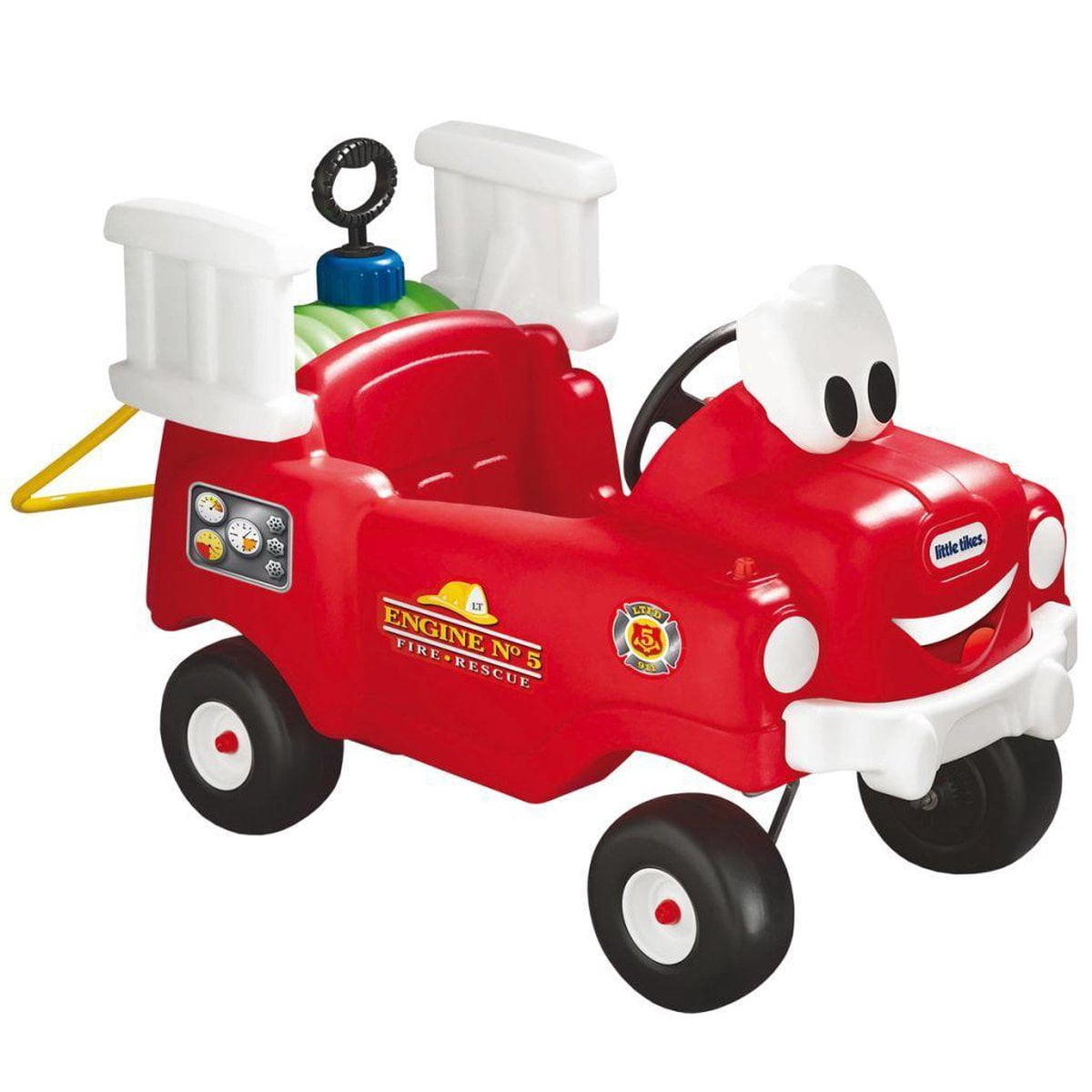 Little Tikes Cozy Coupe Brandweerwagen met Waterspuit Loopauto - Rood (0050743616129)