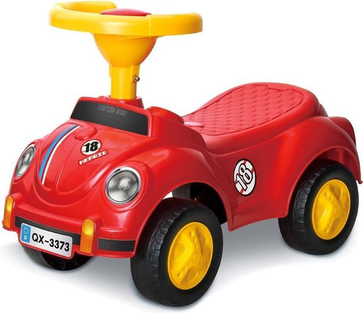 Loopauto de schattige kever, Ride on Cute Beetle Rood (7426845034599)