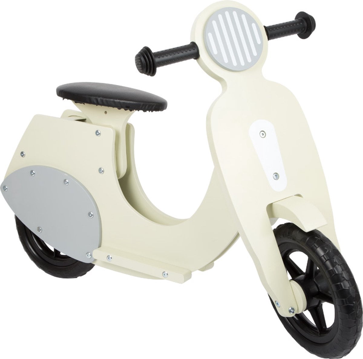 Loopfiets - Bella Italia Cream Scooter - Houten speelgoed vanaf 3 jaar (4020972119780)