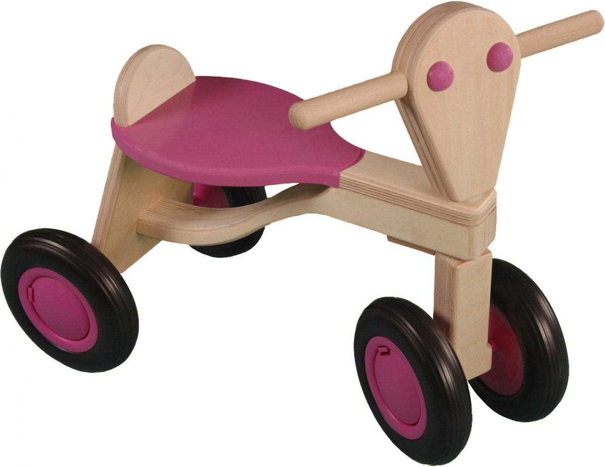 Loopfiets berken - roze (8718591210402)