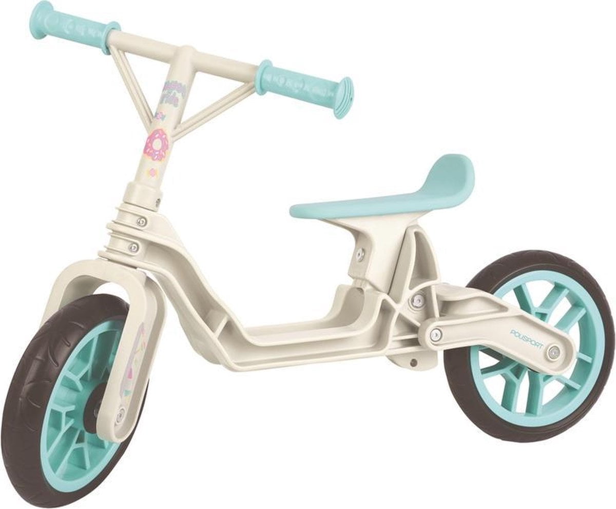 Polisport Balance Bike Loopfiets - Creme/Mint (5604415086472)