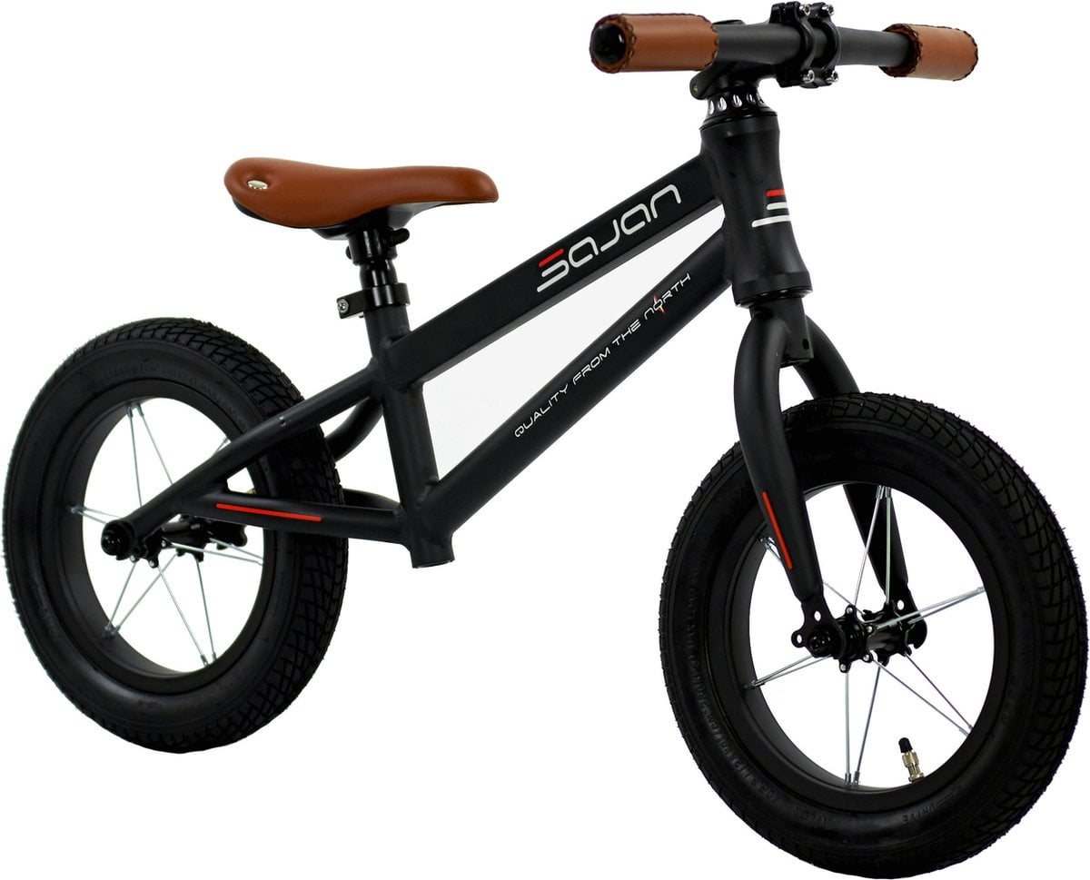 Sajan Loopfiets-Pro - Aluminium - Zwart (8718836101571)