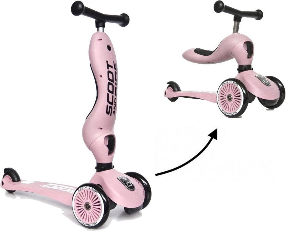 Scoot and Ride - Highwaykick 1 - Rose - Buitenspeelgoed (4897033962704)