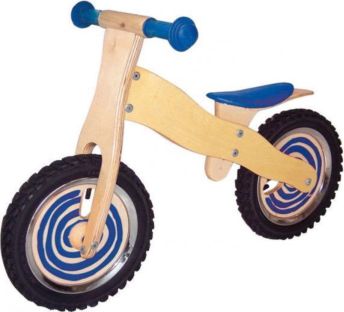 Simply Loopfiets Hout Blauw (8712885880036)