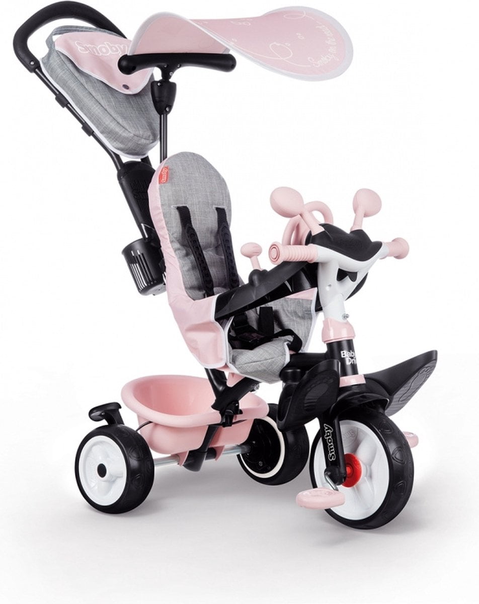 Smoby Baby Driver Plus Roze - Driewieler (3032167415011)