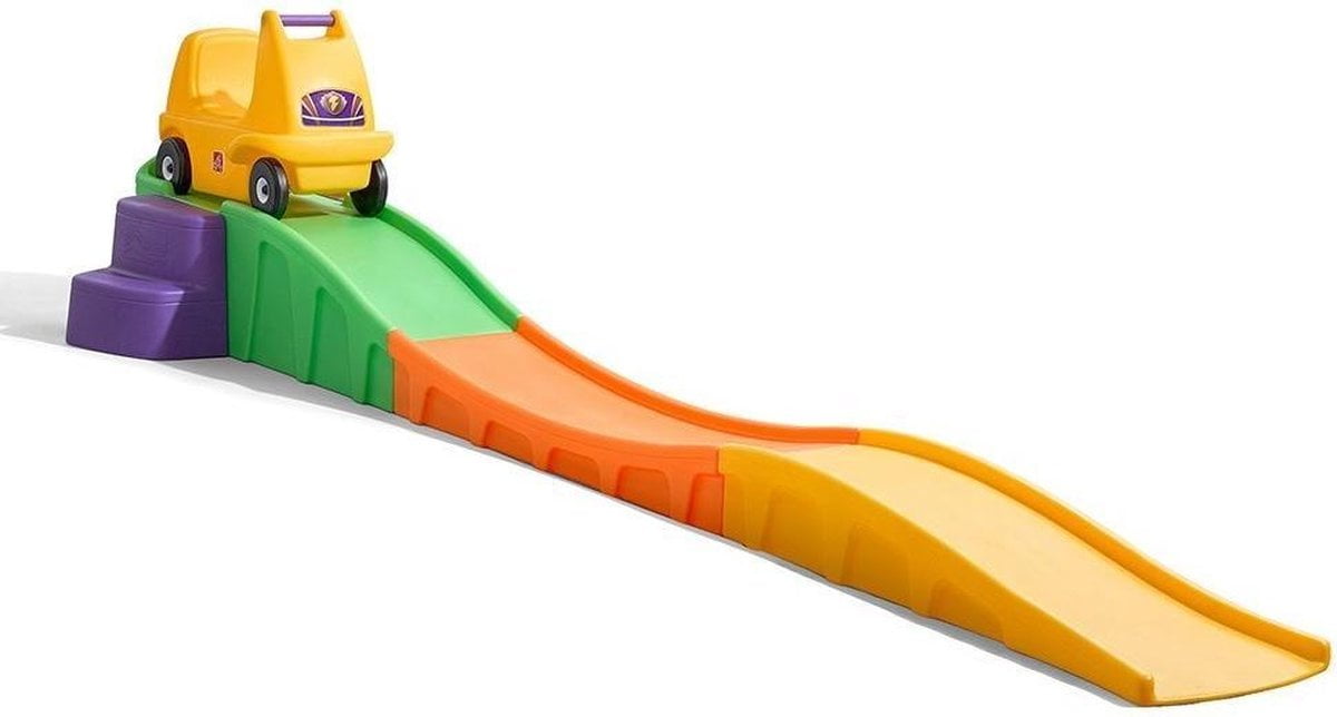 Step2 Up & Down Roller Coaster Speelgoed Achtbaan - Kinderachtbaan met loopauto - 3 meter achtbaan voor kinderen (0733538711406)