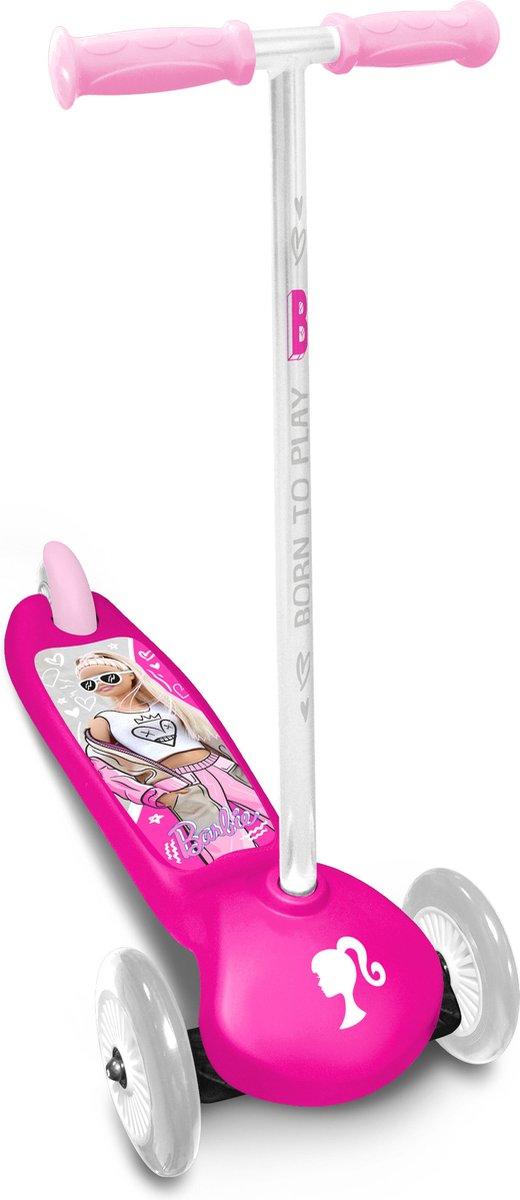 Stamp 3-wiel Kinderstep Barbie Meisjes Voetrem Roze (3496272000454)