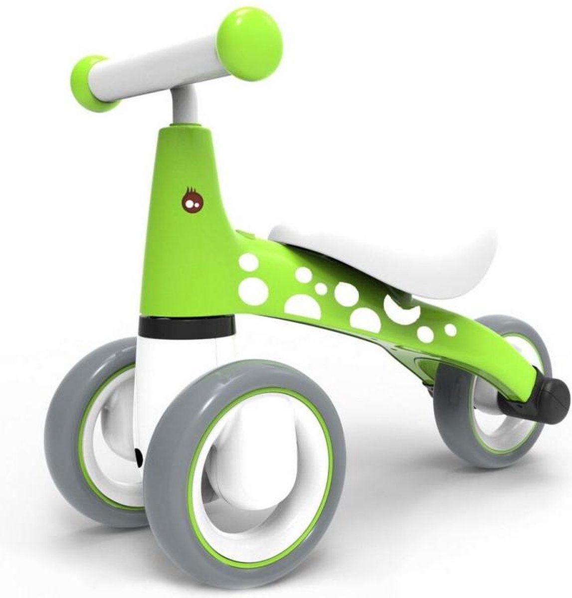 Kinder loopfiets - driewieler - groen & wit (8720249129943)