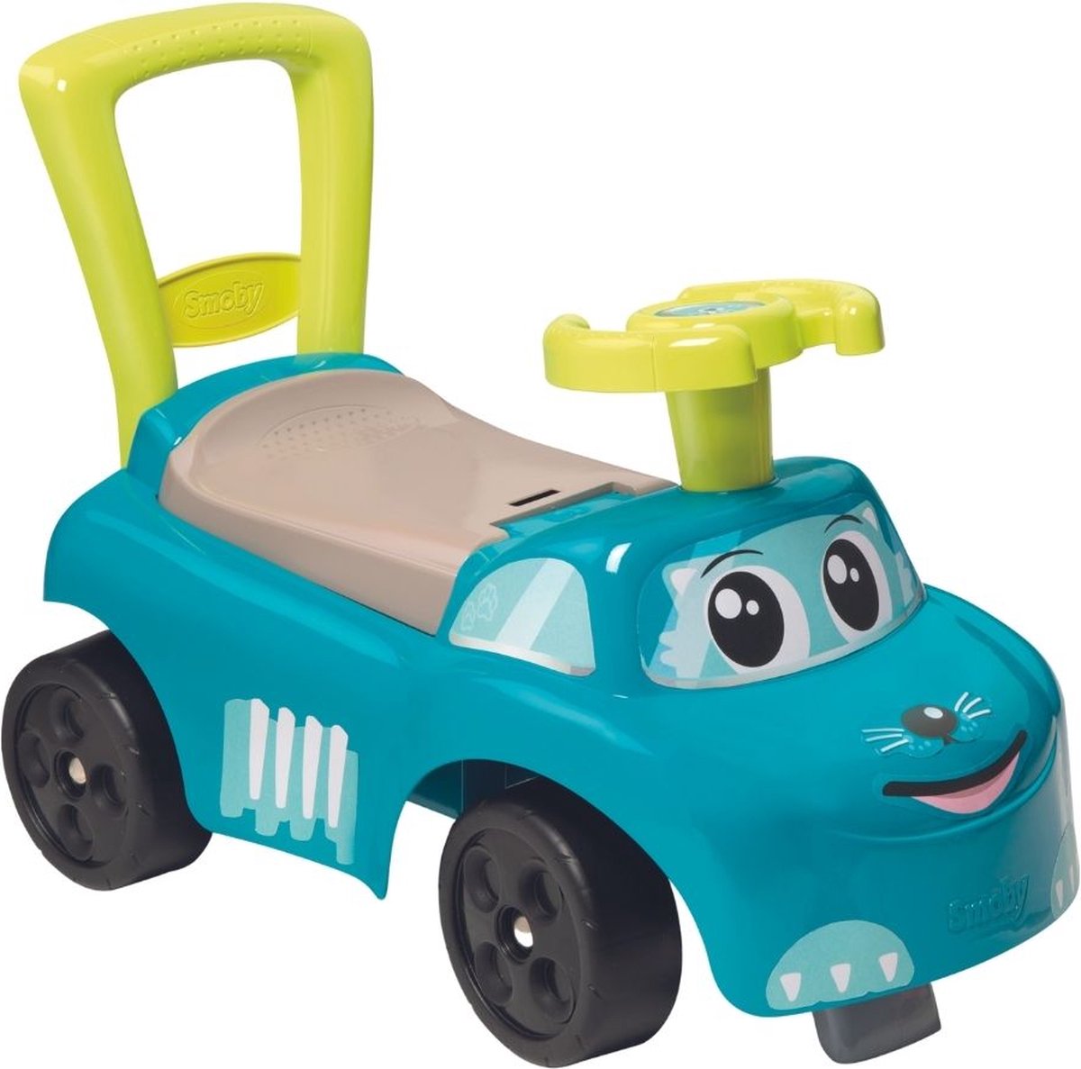 Smoby - Auto Ride On - Blauw - Loopauto - Ergonomisch - Opbergvak - Vanaf 10m. (3032167205254)