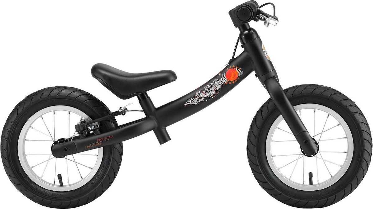 Bikestar meegroei loopfiets Sport 12 inch, zwart (4260184711819)