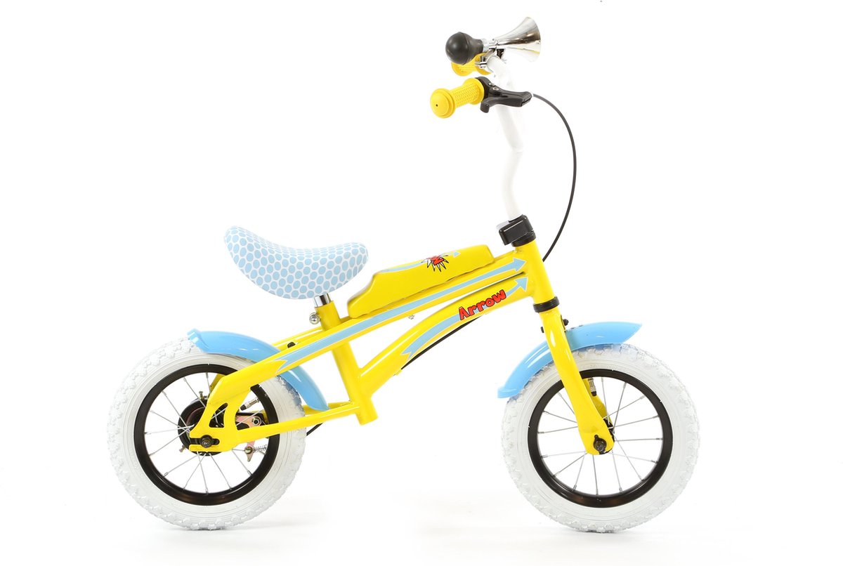 Popal Arrow - Loopfiets - 12 inch - Blauw - kinderfiets - fiets (8718924881613)