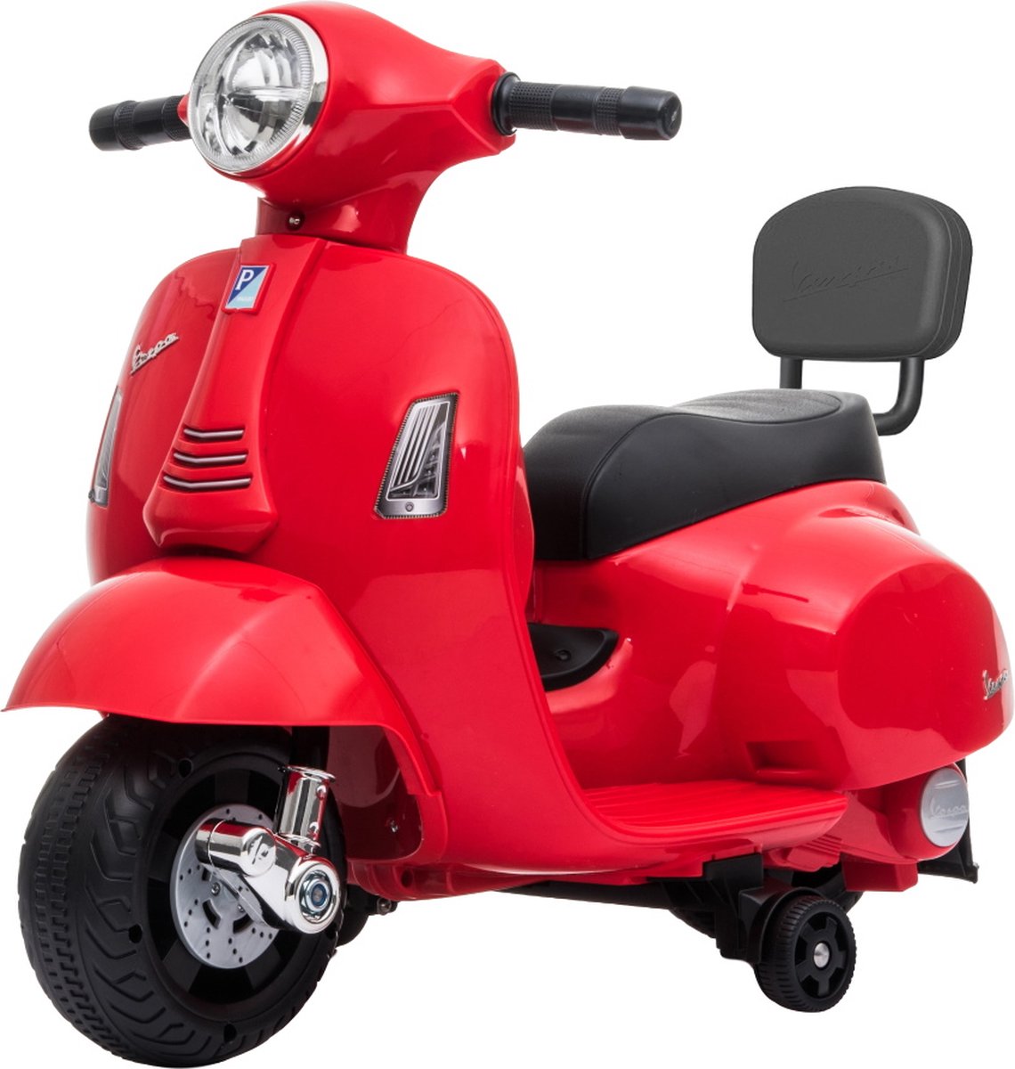 Eco Toys Red Elektrische Vespa Scooter H1 (8720289390310)