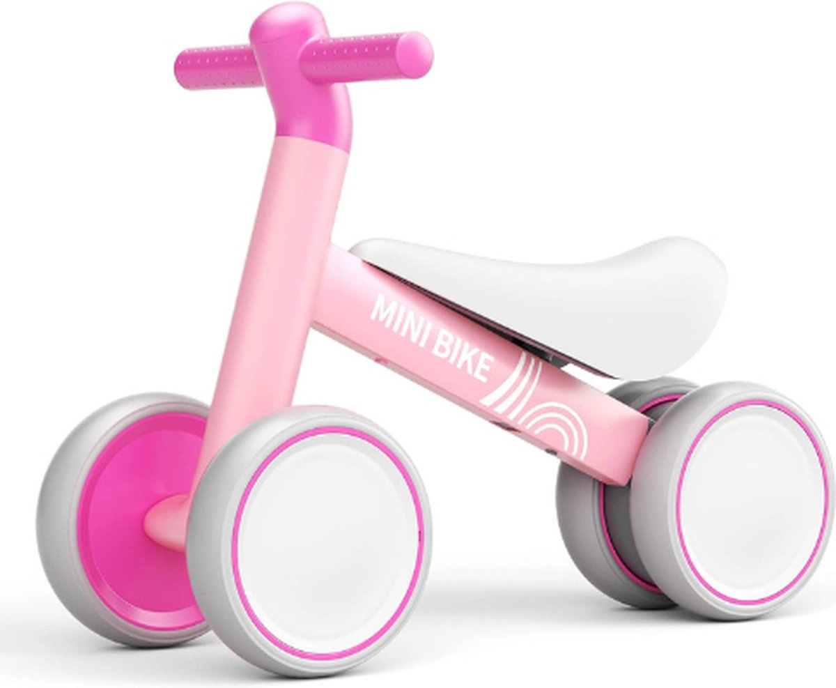 Loopfiets - Buitenspeelgoed - Kinderloopfiets - Roze - 1 Jaar (8721022730349)