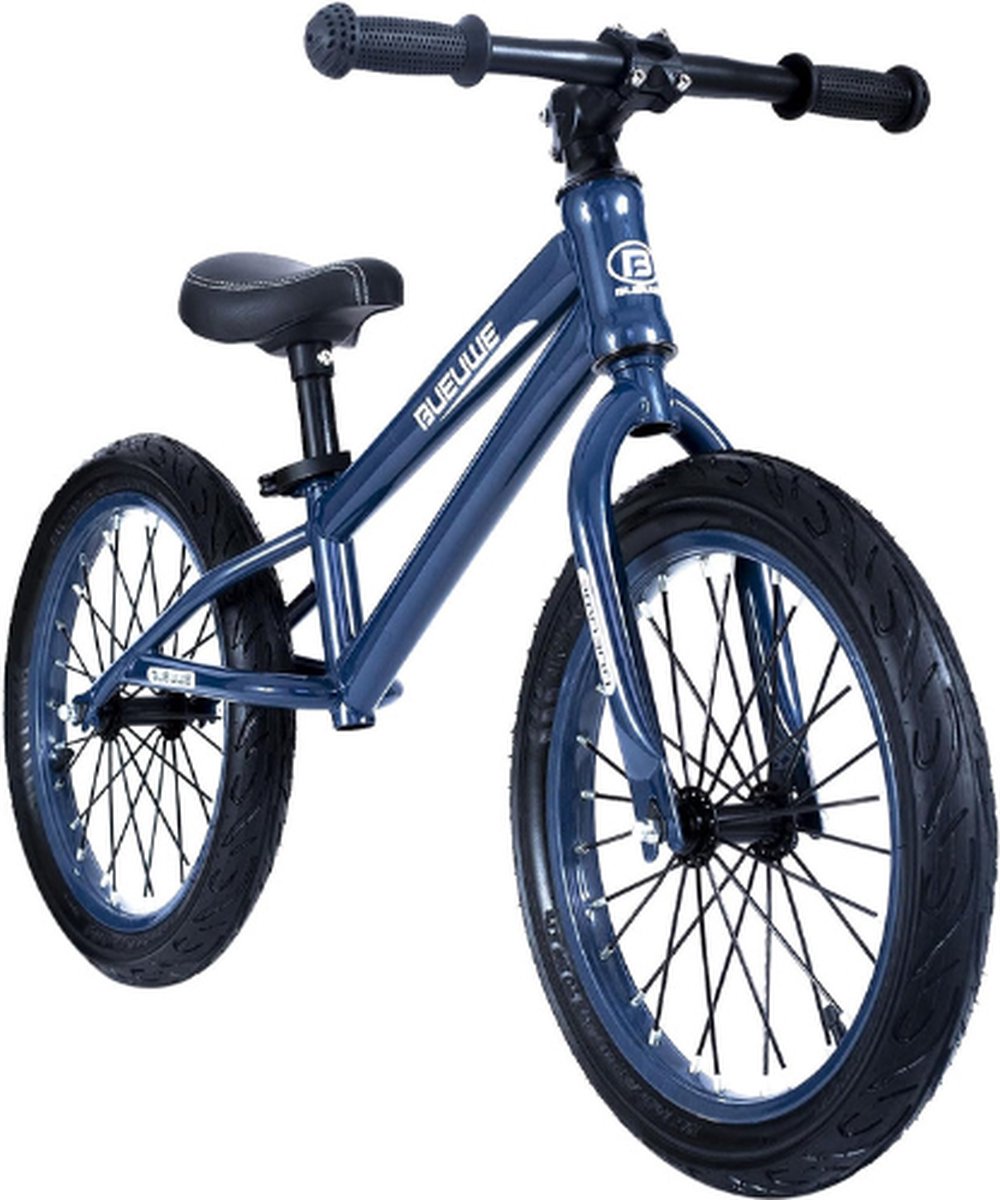 Loopfiets - Lichtgewicht - Blauw - 16 inch - Luchtbanden - 4 Tot 8 Jaar - Perfect Cadeau Voor Kinderen (8721022730387)