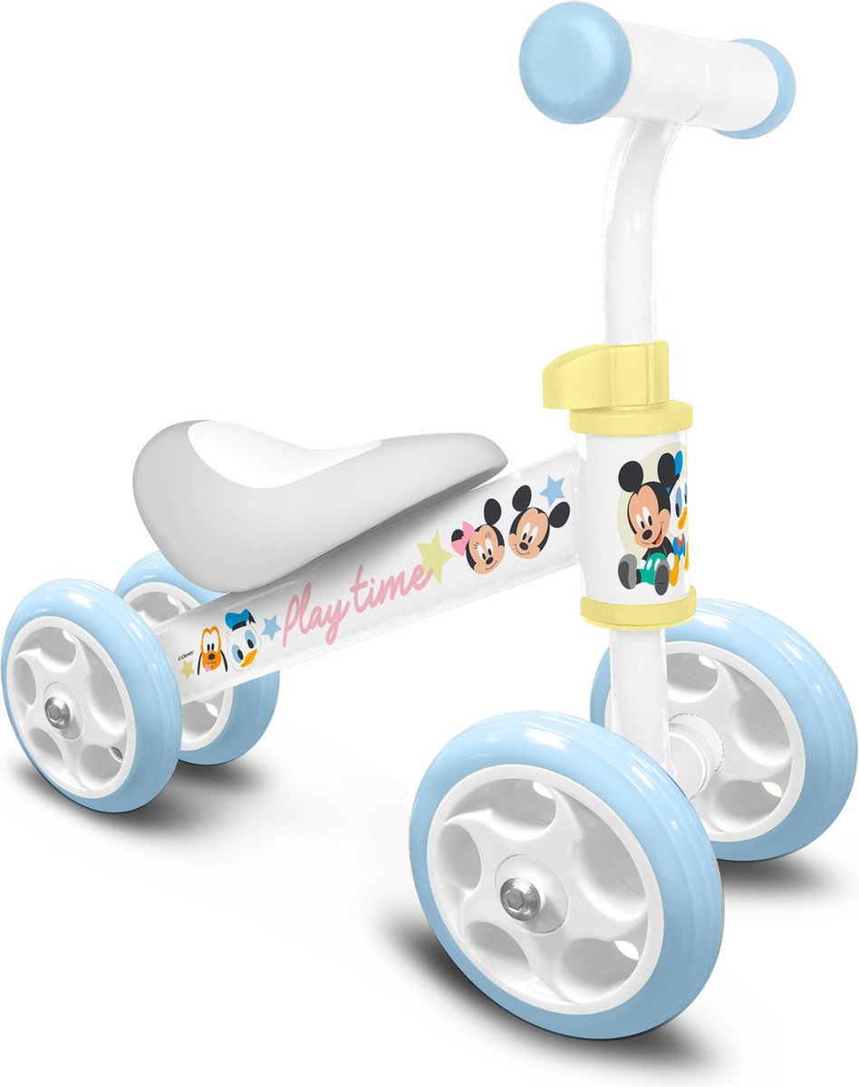 Disney Play Time Mickey Loopfiets Met 4 Wielen - Loopfiets (3496271832506)