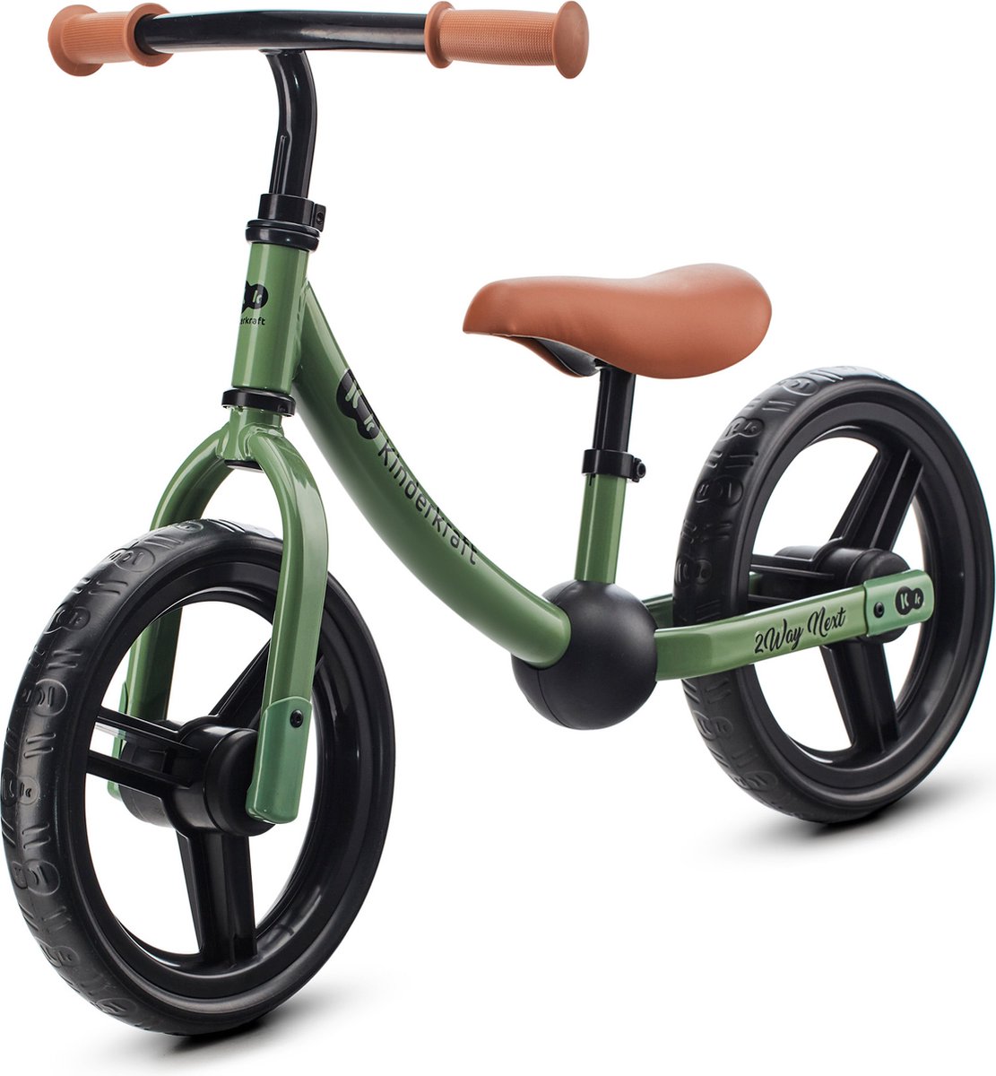 Kinderkraft Loopfiets - Balance Bike - 2way next - Light Green (5902533922253)