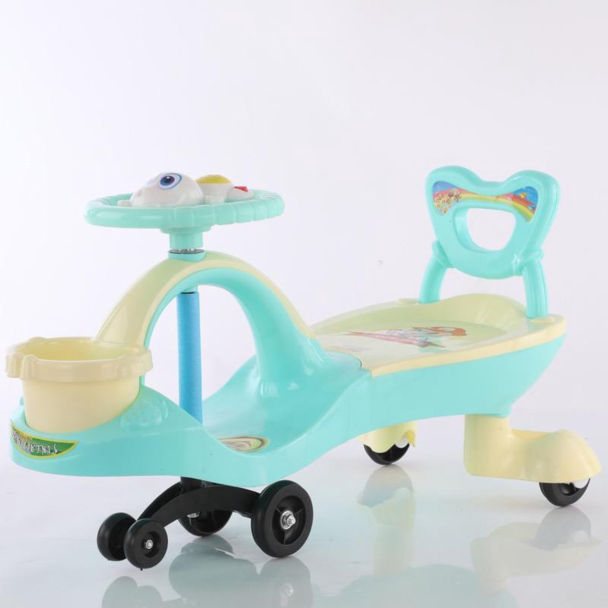 Wiggle Car pastel didicar mint - groene loopauto PLasmacar swingauto TwistCar (7446030923910)