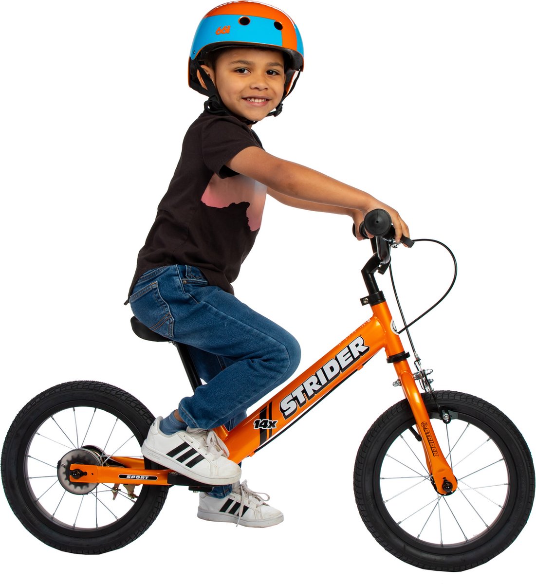 Loopfiets Strider 14 inch oranje 4 tot 7 jaar (0848953002456)