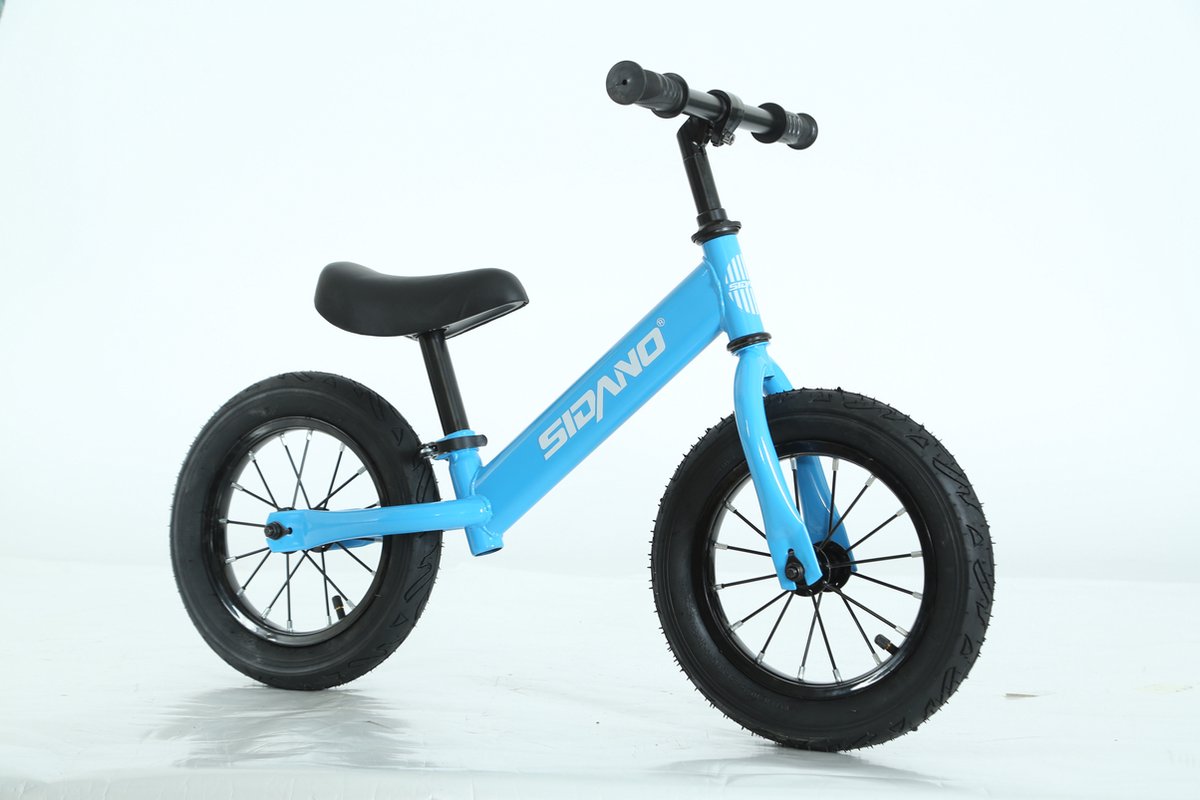 SIDANO® Loopfiets voor kinderen 14 inch - met luchtbanden - Blauw - afmetingen 92 x 38.5 x 62 cm (L x B x H) - 3, 4, 5, 6, 7 jaar - jongen en meisjes (8720865318578)