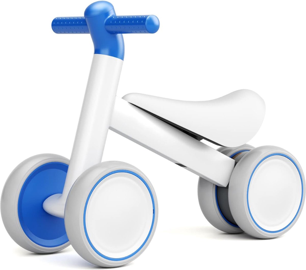 Loopfiets 1 jaar - Baby loopfiets - Mini met 4 wielen - Peuters - Fiets zonder pedalen (8721098240933)