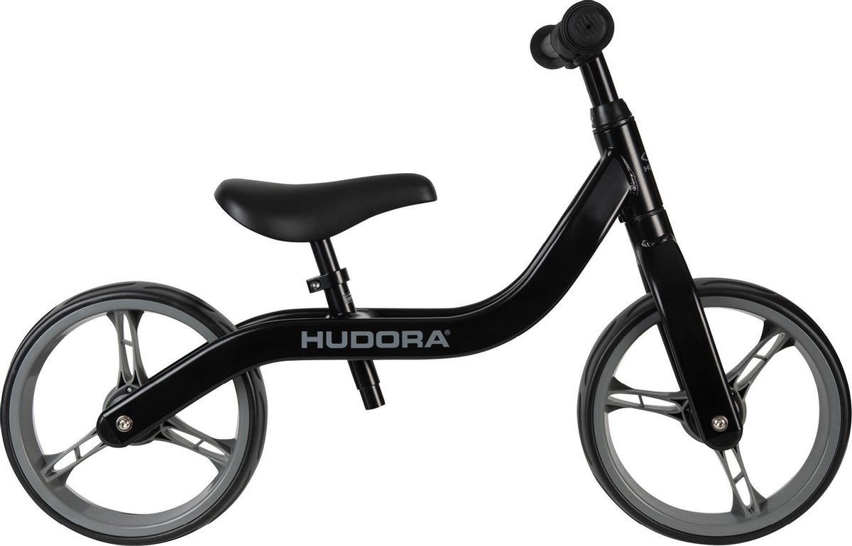 Hudora Loopfiets Ultralight Alu - Zwart (4005998855508)