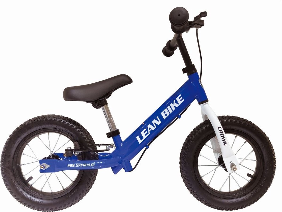 Loopfiets - met handrem - 84x13 cm - blauw (5902808154273)