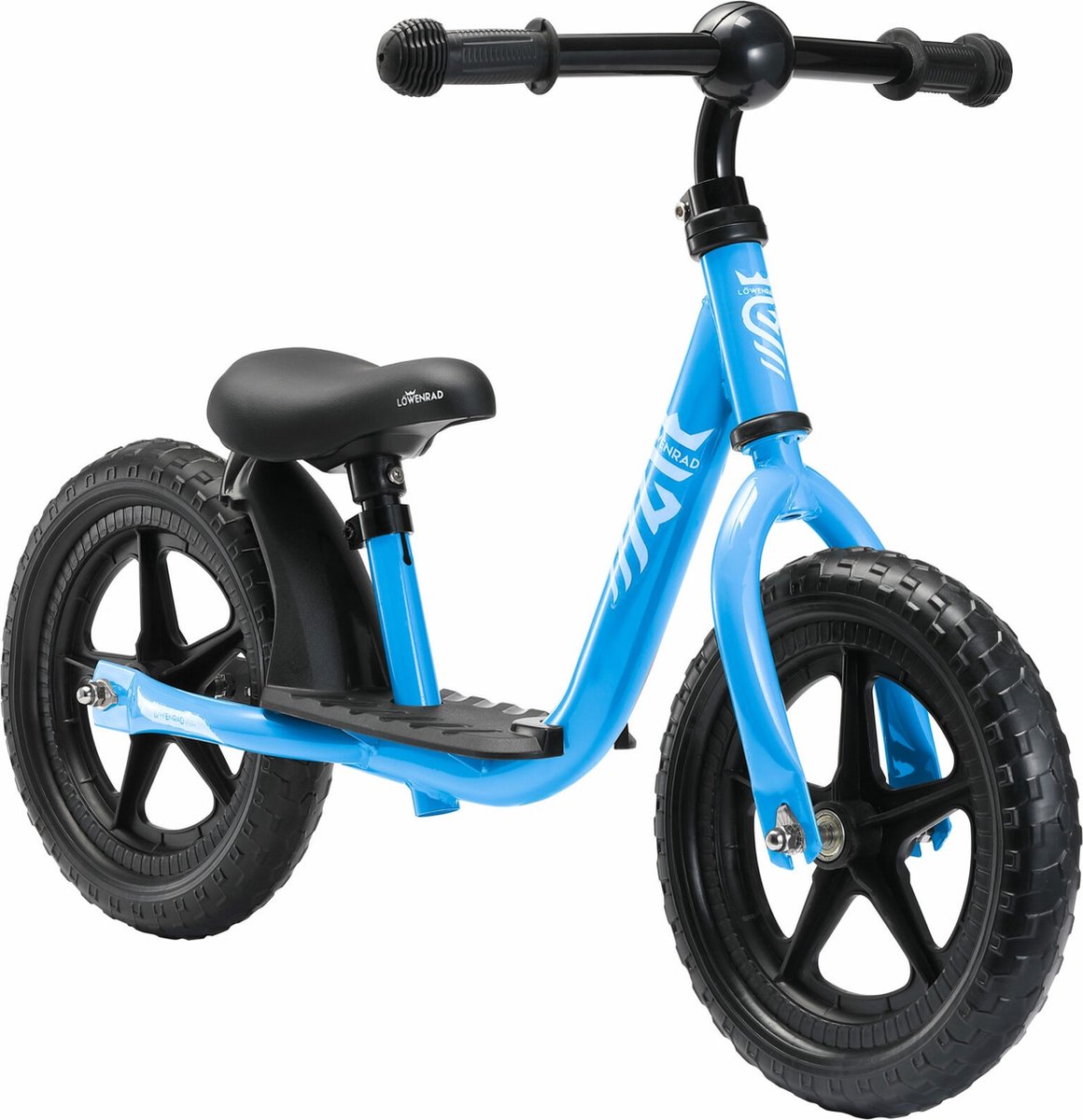 Löwenrad loopfiets met staplank 12 inch, blauw (4260184711802)