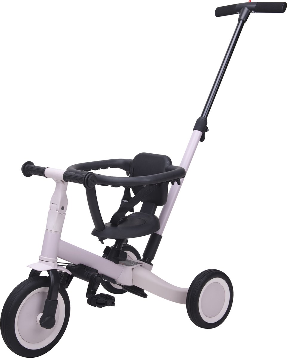 Topmark - Lio - 4 in 1 Driewieler Met Duwstang - Lilac (8717154587449)