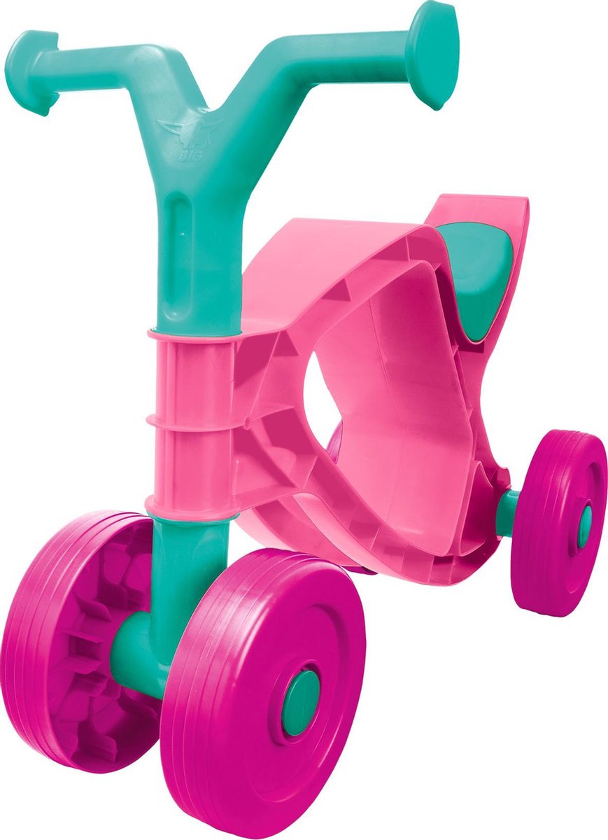 BIG - Flippi Roze - vanaf 1,5 jaar - belastbaar tot 25 kg - Loopfiets (4004943558624)