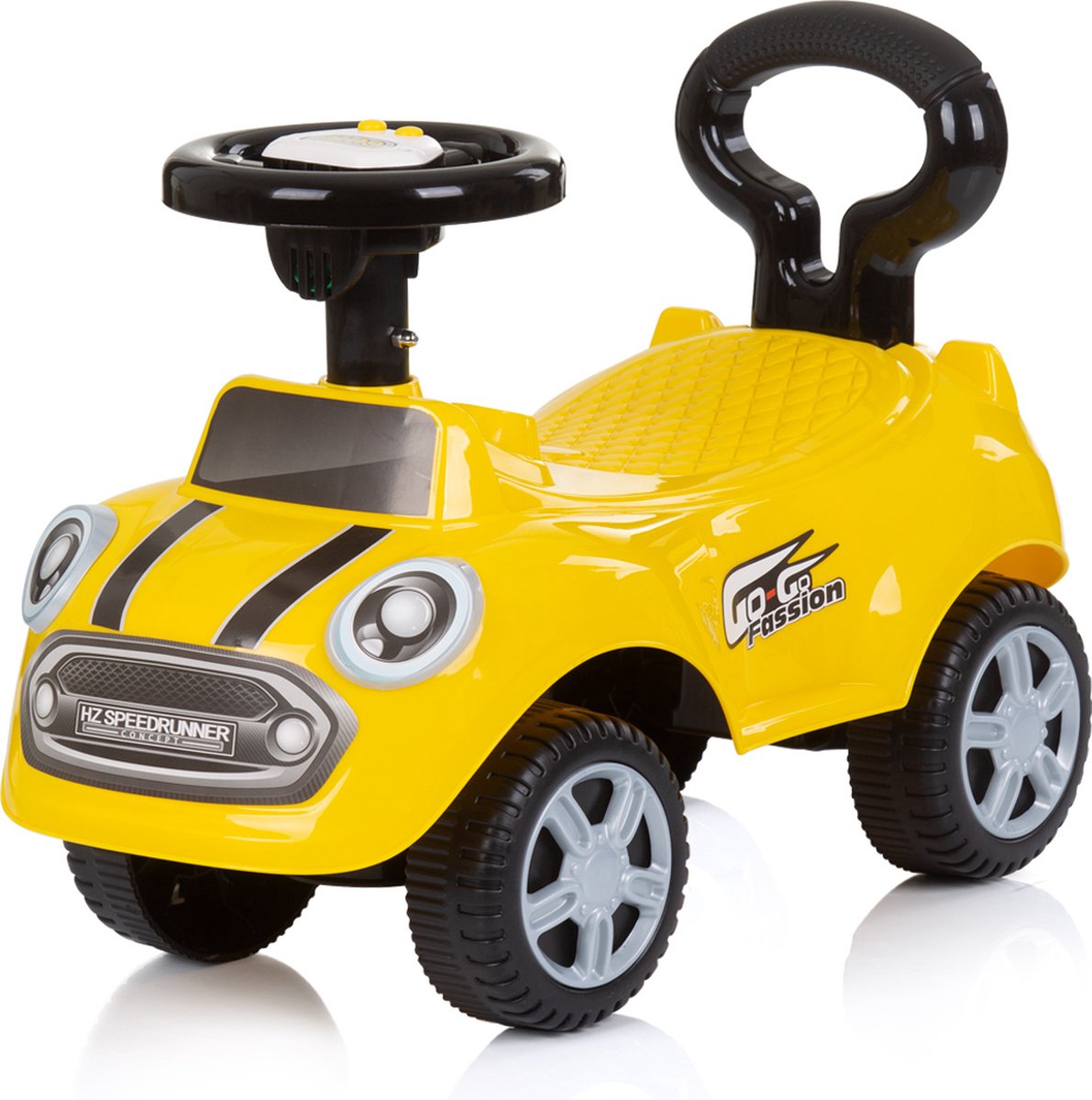 Chipolino Go-Go Loopauto - Ride-on car - Vanaf 12 maanden - Met muziek - Geel (3800931054458)