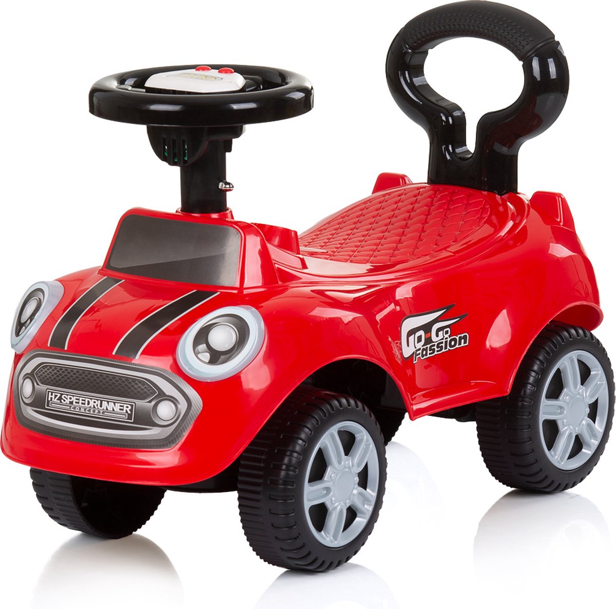 Chipolino Go-Go Loopauto - Ride-on car - Vanaf 12 maanden - Met muziek - Rood (3800931054434)