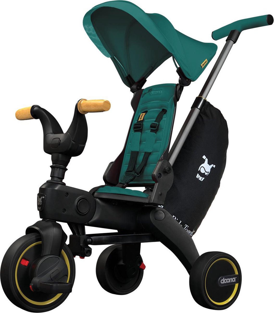 Doona LIKI Trike S5 inclusief shopping- en travelbag racing green (4897055666888)