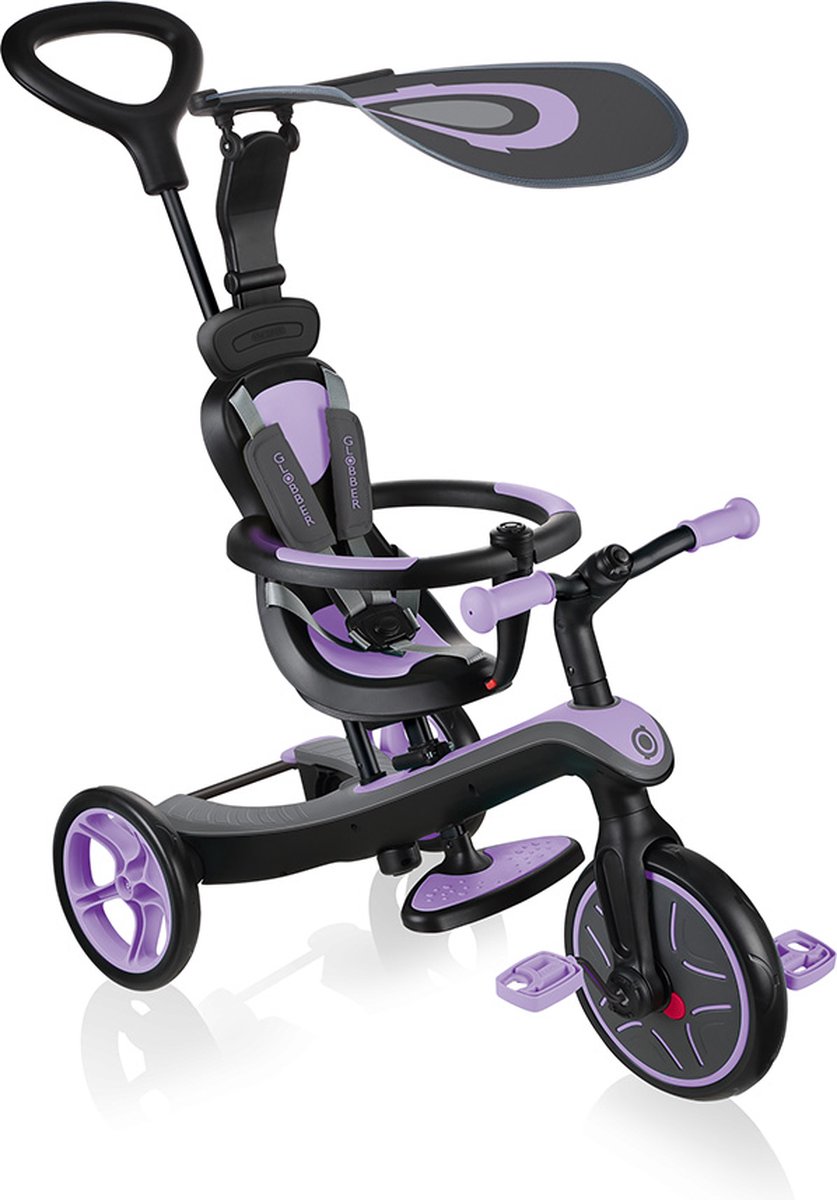 Globber Trike Explorer 4 in 1 in Lila (4895224407089)