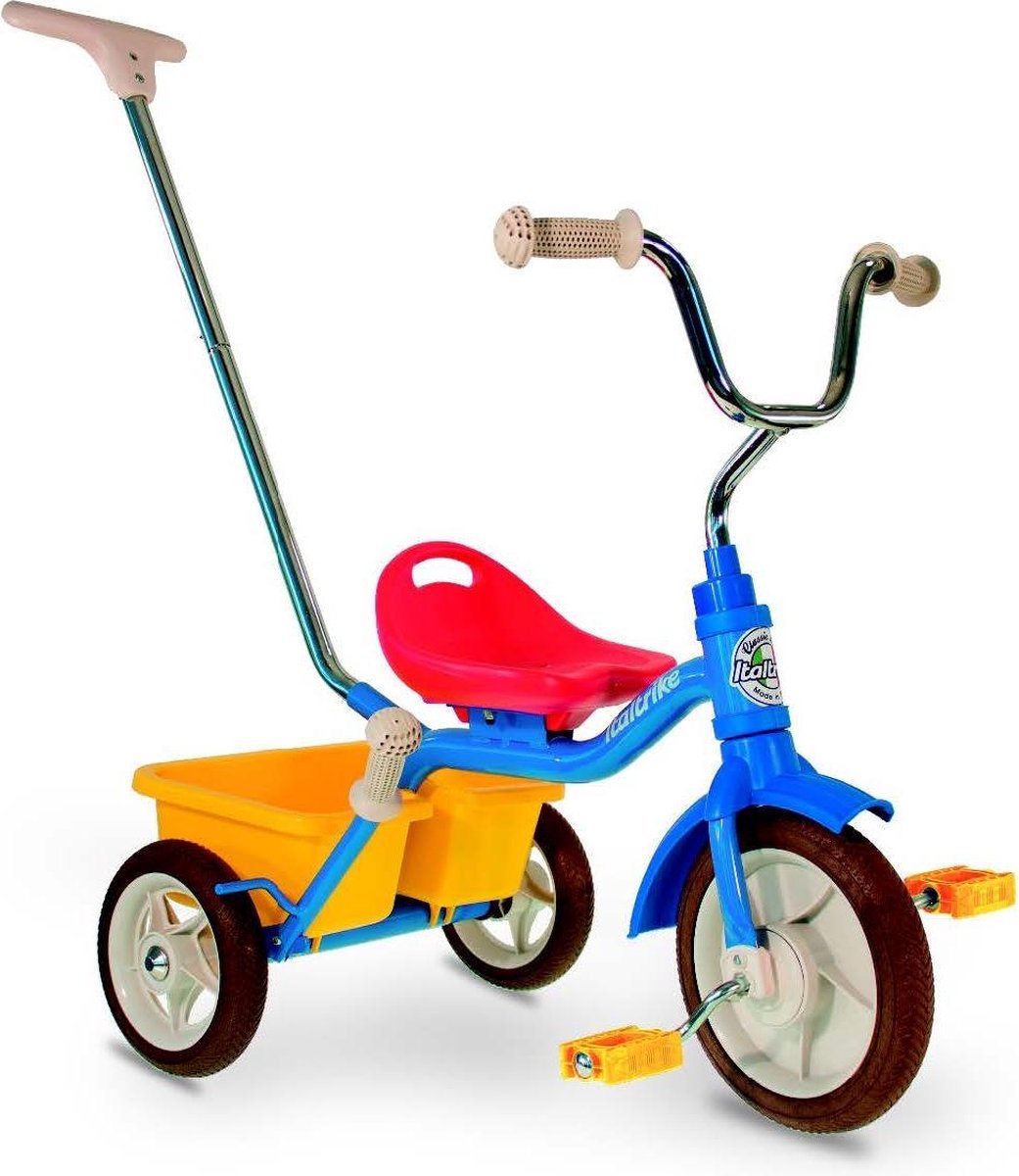 Italtrike Colorama Passenger Driewieler - Driewieler - Jongens en meisjes - Blauw - 10 Inch (8010077104138)