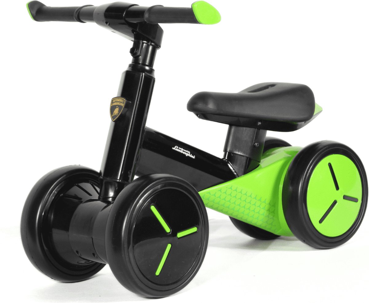 Lamborghini Loopfiets Baby - met Anti-slip Wielen - 1- tot 3 jaar - Groen (5413822544099)