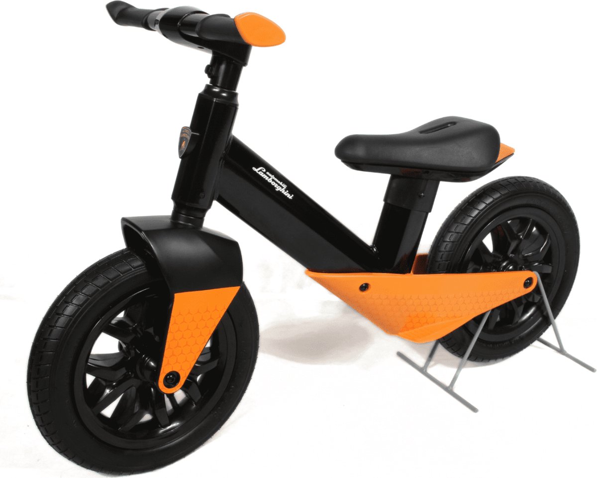 Lamborghini Loopfiets met Rubberen Banden - Oranje - 3 tot 6 jaar (5413822544150)