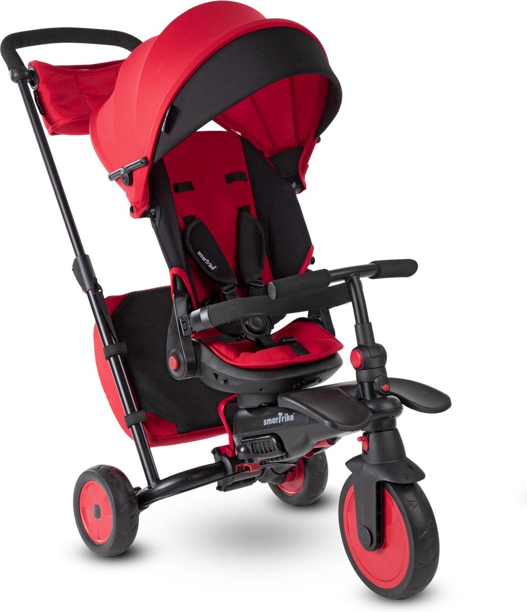 SmarTrike - STR7 Opvouwbare 7 in 1 Driewieler en Buggy - Rood (4895211402127)