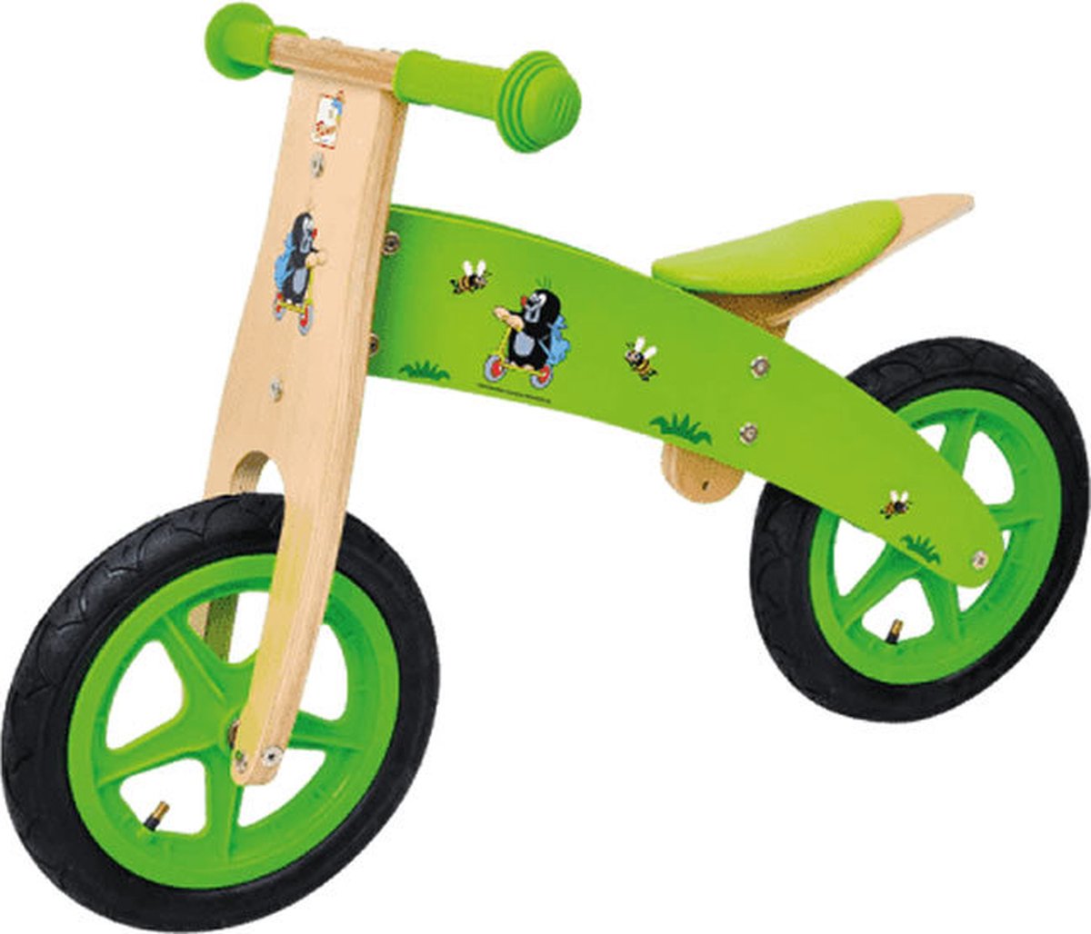 Houten Loopfiets Mol Balance Kinderfiets - Jongens en Meisjes - Met Luchtbanden - 2-wieler (8717278842455)