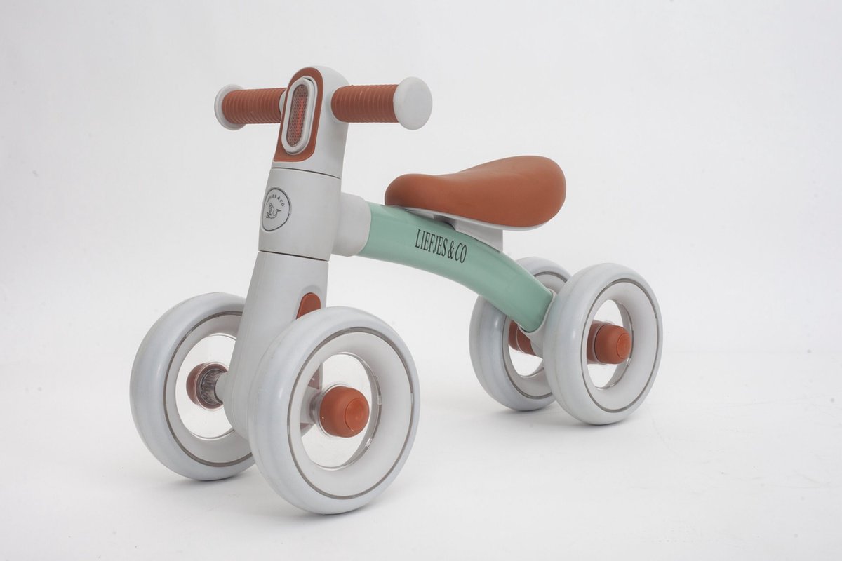 Liefjes & Co Woom Loopfiets 1 t/m 2 Jaar Mint Groen (8720364901196)