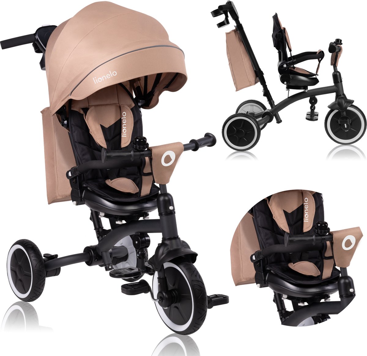 Lionelo Tris Plus - Driewieler - Kinderfiets 2-in-1 - tot 5 Jaar - Driewieler tot 25 kg (5903771707466)