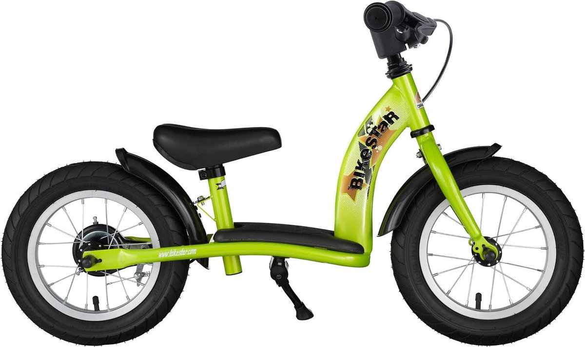 Bikestar loopfiets Classic 12 inch, groen (4260184711055)