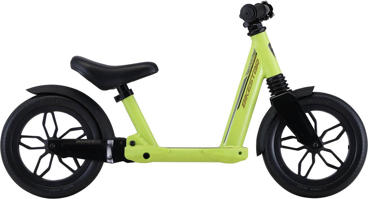 Bikestar loopfiets Fully 10 inch, groen (4260184712922)