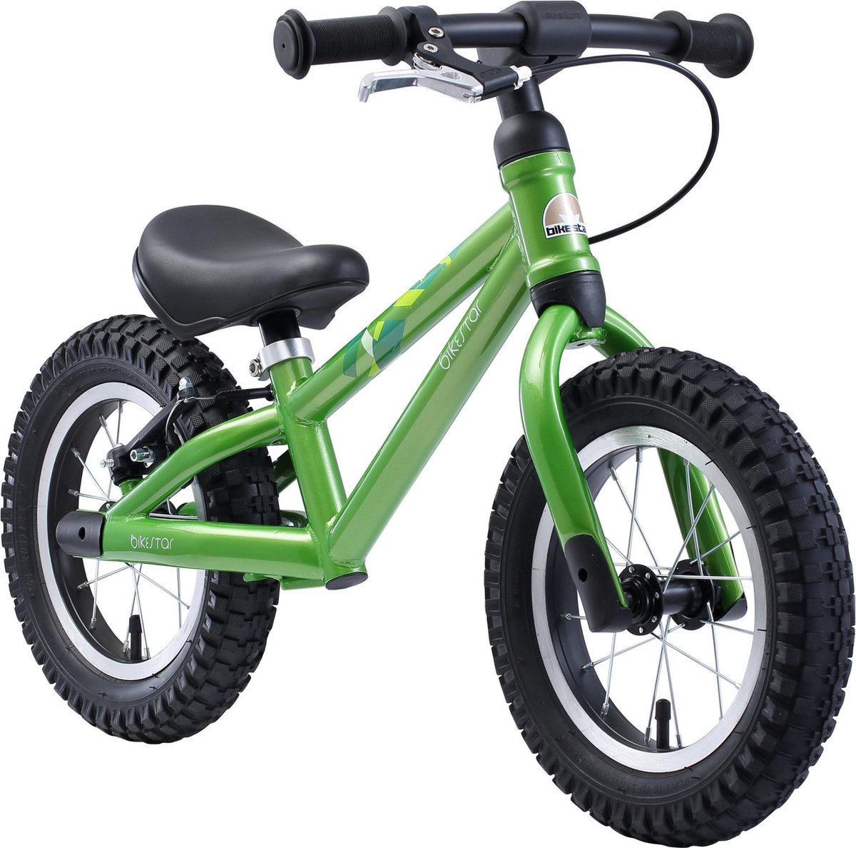 Bikestar loopfiets MTB 12 inch, groen (4260184714926)